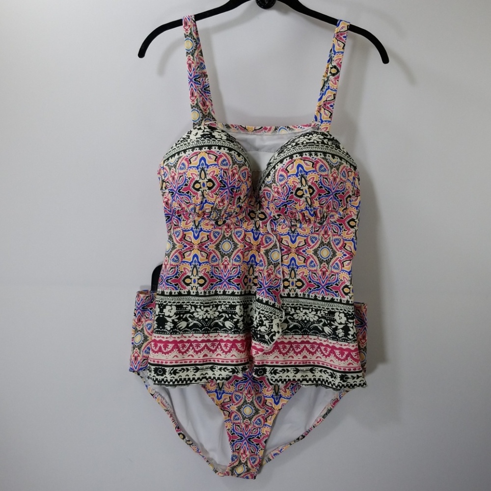 Nwt Swimsuits For All Printed 2 Piece Swimsuit 16 View 2